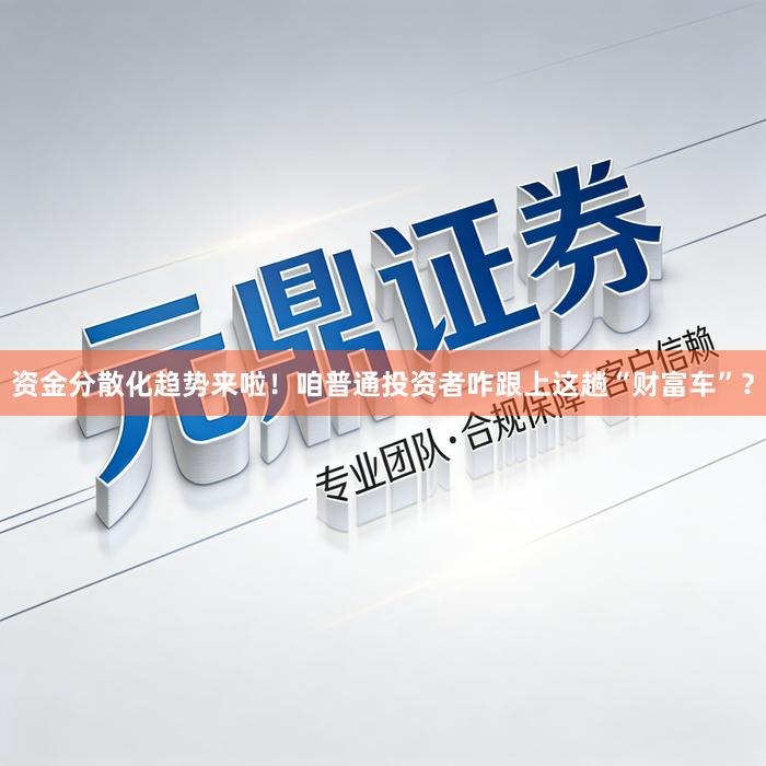 资金分散化趋势来啦！咱普通投资者咋跟上这趟“财富车”？